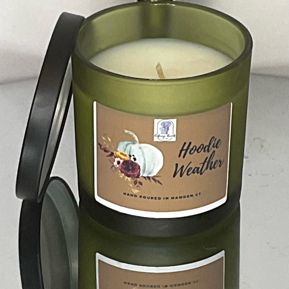 Hoodie Weather Green Candle
